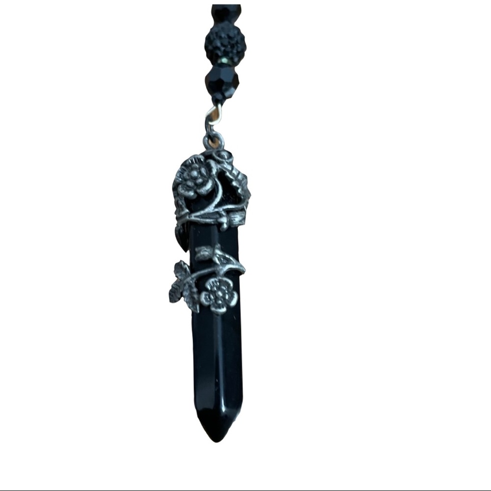Gemstone Point Crystal Necklace - Picture 5 of 14